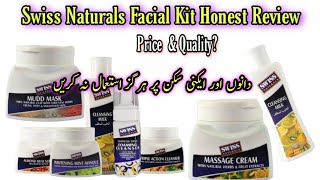 Swiss Natural Facial Kit Review  Affordable Facial Kit  How to do Facial At Home [upl. by Nahtaneoj]