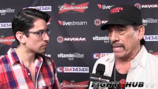 Danny Trejo Machete wishes Canelo had more exp before facing Floyd Mayweather [upl. by Nacnud373]