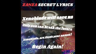 Zanza The Divine Lyrics  Xenoblade Chronicles [upl. by Novyar]