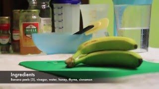 Experimentation on banana peels Starchbased bioplastic [upl. by Siegler]