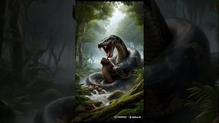 Big anaconda eating in jangle newshort 3danimition virleshort animals [upl. by Yeliah667]