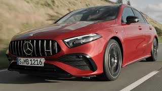 New MercedesAMG A35 Saloon 2023 FACELIFT  FIRST LOOK amp sound [upl. by Adamis]