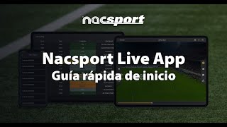 Guía rápida de inicio de Nacsport Live [upl. by Alyda]