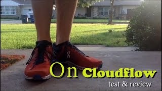 On Cloudflow test amp review  A neutral road running shoe [upl. by Ced514]