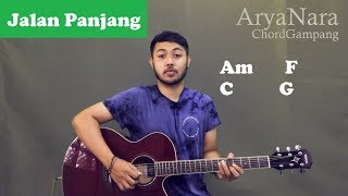 Chord Gampang Jalan Panjang  Saykoji by Arya Nara Tutorial Gitar Untuk Pemula [upl. by Audrie]