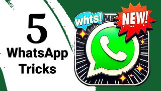 5 Hidden WhatsApp Tricks You Need to Know [upl. by Spatz]