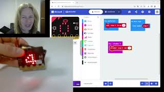 Microbit  stappenteller programmeren [upl. by Charmaine]