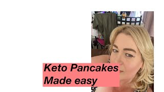 Keto Halogen Air Fryer Pancakes  MsGlamazon Fab Over 40 [upl. by Eellehs]