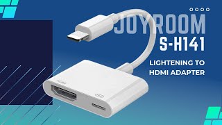 JOYROOM SH141 1080P Lightning to HDMI Converter Adapter [upl. by Nekal]