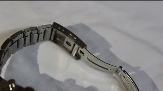 How to Adjust your Seiko Watch Band the Easy Way Recorded from a DSLR [upl. by Linnea66]