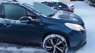 2015 Peugeot 2008 16 BlueHDI cold start at 5°C [upl. by Idonah852]