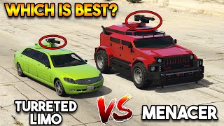 GTA 5 ONLINE  MENACER VS TURRETED LIMO WHICH IS BEST [upl. by Feola]