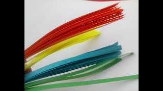 Como hacer tiras de papel para Filigrana Make your own quilling paper strips [upl. by Intisar148]