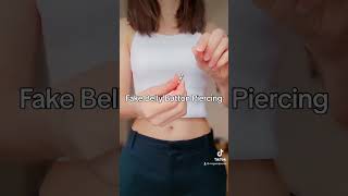 Tutorial How To Fake A Belly Button Piercing Tried And True [upl. by Stanislas]