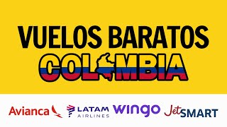 Vuelos BARATOS para viajar en COLOMBIA  2024 [upl. by Airret]