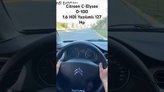 CİTROEN CELYSEE 0100  YAZILIMLI 16 HDİ 127 HP test inceleme citroen [upl. by Aihsram]