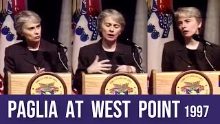 Camille Paglia Speaks About Feminism and the Military 1997 [upl. by Hama247]