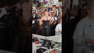 Dua Lipa performing her hit song Training Season yesterday afternoon at the Tiny Desk Concert [upl. by Temp]