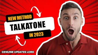 How To Create talkatone In 2023  New method To Login Talkatone In 2023 [upl. by Ibbor102]