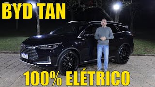 BYD Tan  100 elétrico desempenho esportivo e muito luxo [upl. by Acila962]