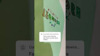 Replying with easy colour drawing video of LEONORA name [upl. by Stamata]