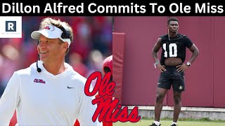 Dillon Alfred Commits To Ole Miss  Ole Miss Football Recruiting News [upl. by Bodi]