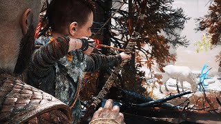 Kratos e Atreus caçando Cervo  God of War [upl. by Wise]