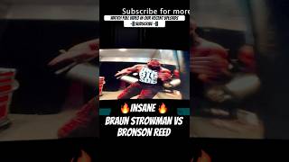 Insane Braun Strowman vs Bronson Reed Battle  RAW Highlights wwe [upl. by Rinum]