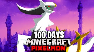 I Spent 100 DAYS in Minecraft Pixelmon Against my Rival Duos Pokémon [upl. by Reiss]