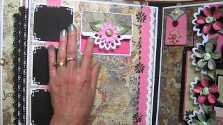 Handmade 11x11 not mini Scrapbook Album Tutorial on Etsy [upl. by Eseyt]