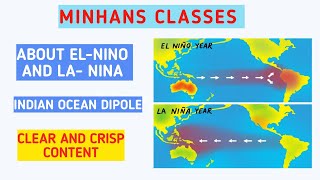 ABOUT EL NINO AND LA NINA AND INDIAN OCEAN DIPOLE  INDIAN GEOGRAPHY SERIES [upl. by Teddie]