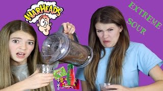 Warheads Extreme Sour Smoothie Challenge  JustJordan33 [upl. by Celene]