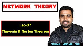 Lec07 NTThevenin amp Norton Theorem [upl. by Giff]