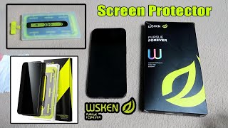 WSKEN iPhone 15 Pro Max amp 15 Series Screen Protector Installation video wsken iphone [upl. by Ardnuaed]