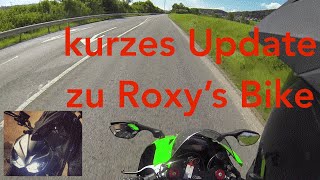 Update Roxy  neues Motorrad  Kawasaki ZX10R  Z1000 MotoVlog 11 Deutsch [upl. by Aicekat997]