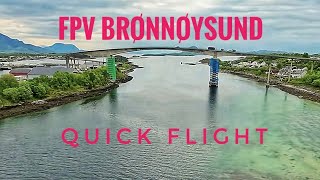 FPV quotQuick flight over Brønnøysundquot [upl. by Ninnahc]