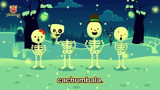 Esqueletos danzantes con efectos 121 Chumbala Cachumbala song parody  BestKiddie VidsFx [upl. by Penney154]