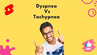 Dyspnea Vs Tachypnea [upl. by Nyrahtak]