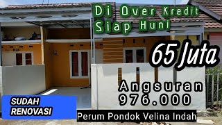 Cukup KTP  Over Kredit Rumah Murah sudah di Renovasi Full MKMPROPERTI [upl. by Libbna]