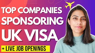 UK Companies Sponsoring Work Visa  Companies issuing HIGHEST UK Work Visas  UK Work Visa 🇬🇧 [upl. by Aimik356]