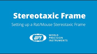 Setting up a RatMouse Stereotaxic Frame [upl. by Maison]