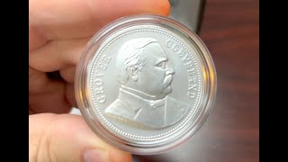 Grover Cleveland Presidential Medal  US Mint [upl. by Ecirtel730]