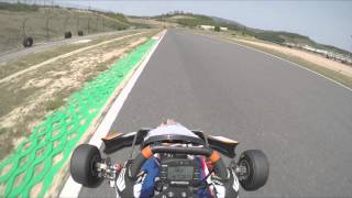 RMCGF 2015 Track test Rotax 125 Junior MAX evo [upl. by Eidok]