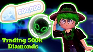 Trading 500000 Diamonds in Royale High [upl. by Ennail262]