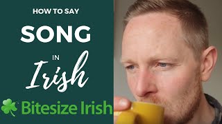 How to say quotSongquot in the Irish Language [upl. by Atalayah652]