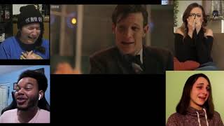 Doctor Who Eleven Regenerates Reaction Mashup  Time Of The Doctor [upl. by Ettigdirb]