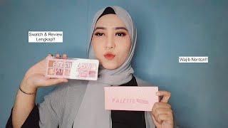 REVIEW PINKFLASH Eyeshadow Palette shade 04 [upl. by Itsur493]