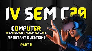 Diploma C20 Important Questions  Computer Organization and Microprocessors diploma diploma4thsem [upl. by Ahsak]