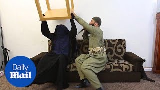 Imam performs Islamic exorcisim to cast out evil from woman [upl. by Odnalo]