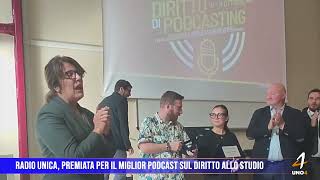 UniCa Radio premiata per il miglior podcast sul diritto allo studio [upl. by Lipps]